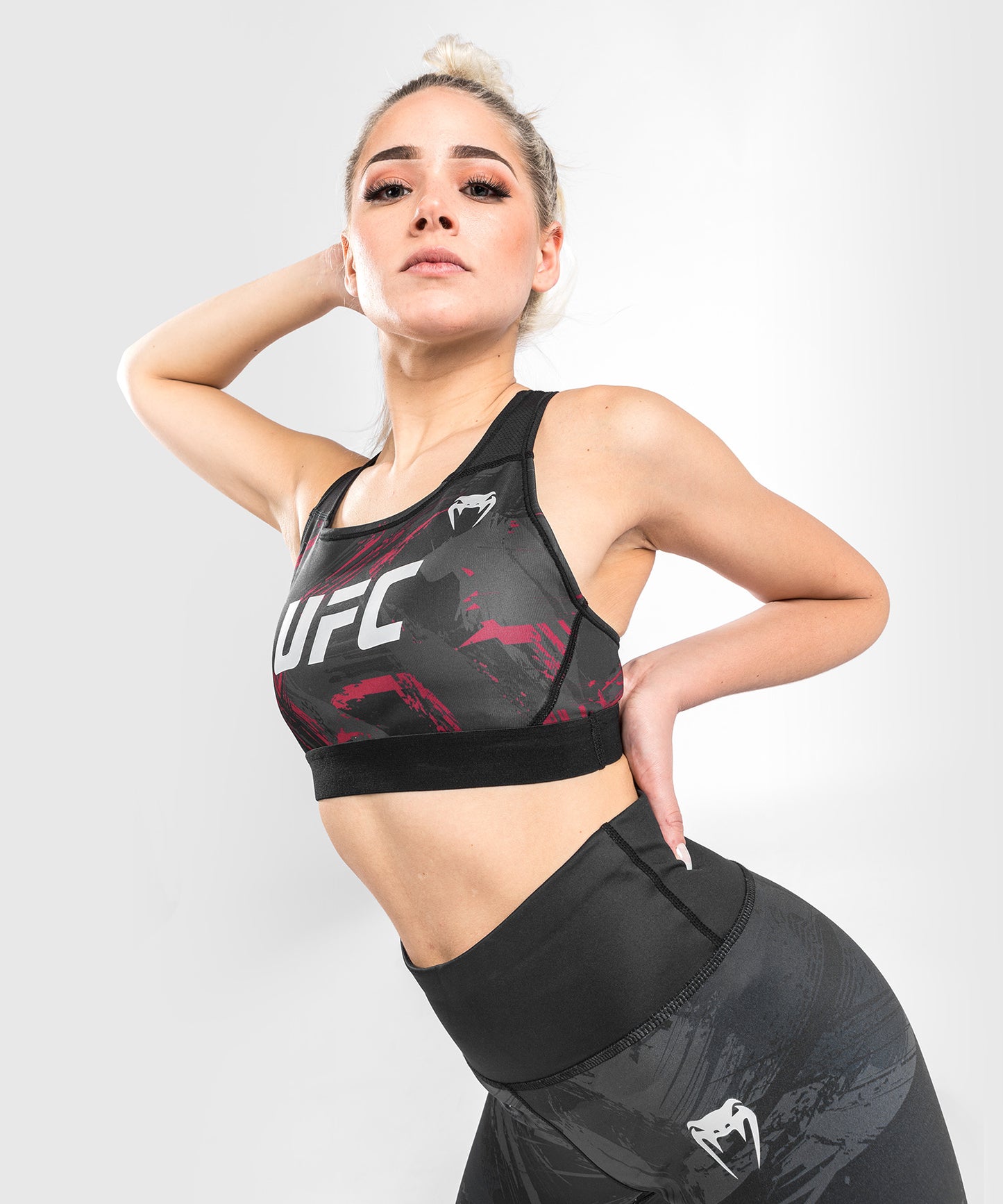 UFC Venum Authentic Fight Week 2.0 Women’s Sport Bra - Black/Red