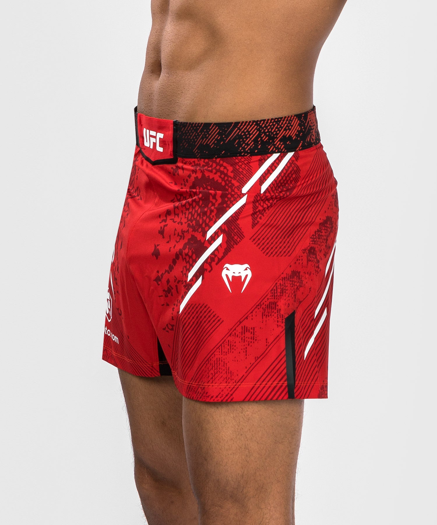 UFC Venum Authentic Fight Night Men's Shorts - Long Fit - Red: S