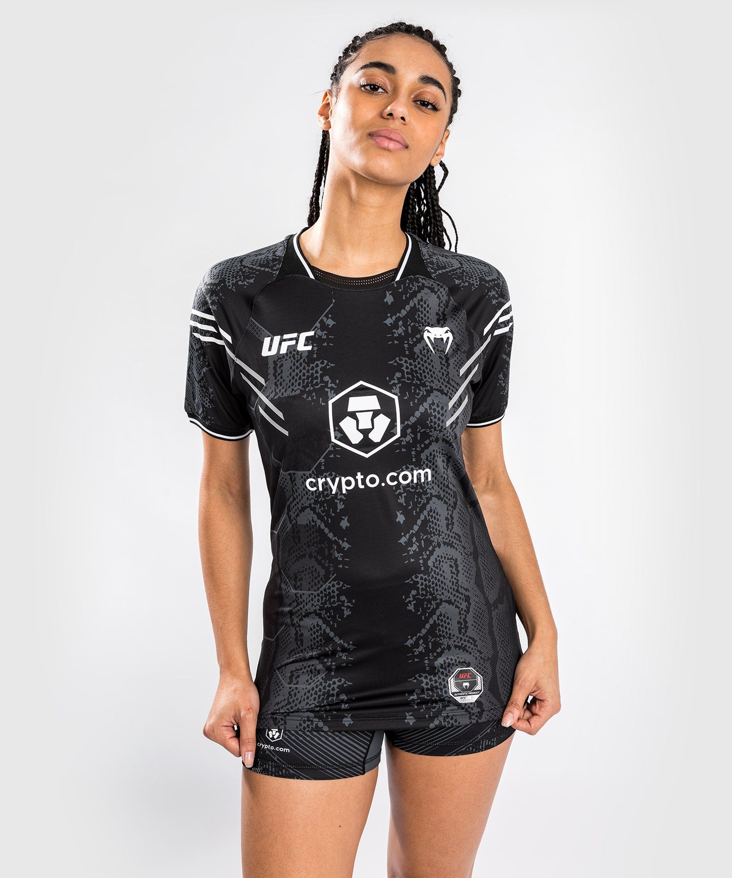 UFC Adrenaline by Venum Authentic Fight Night Women’s Walkout Jersey - Black