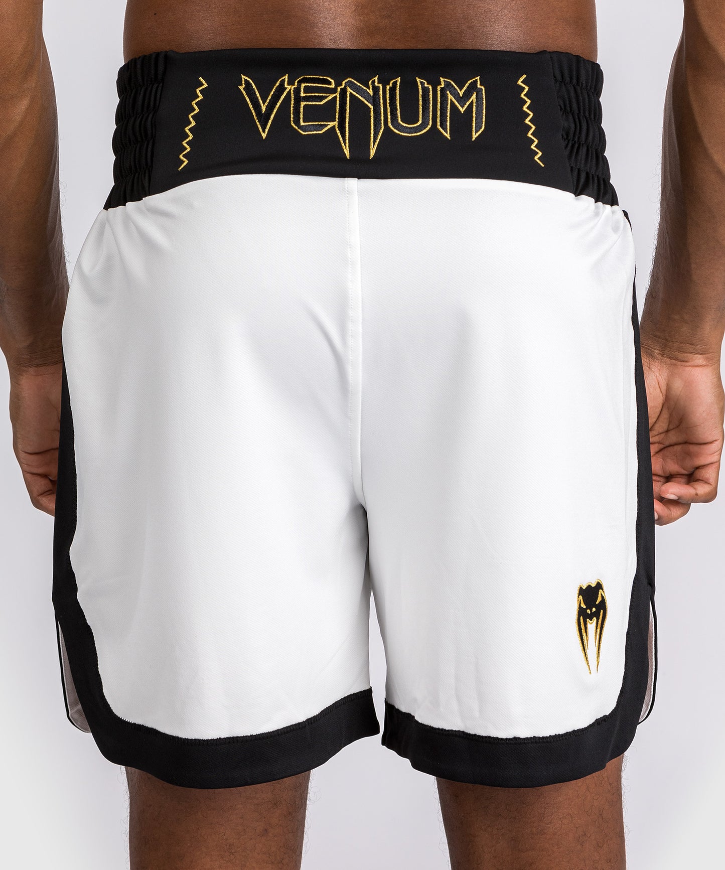 Venum Classic Boxing Shorts - White/Black