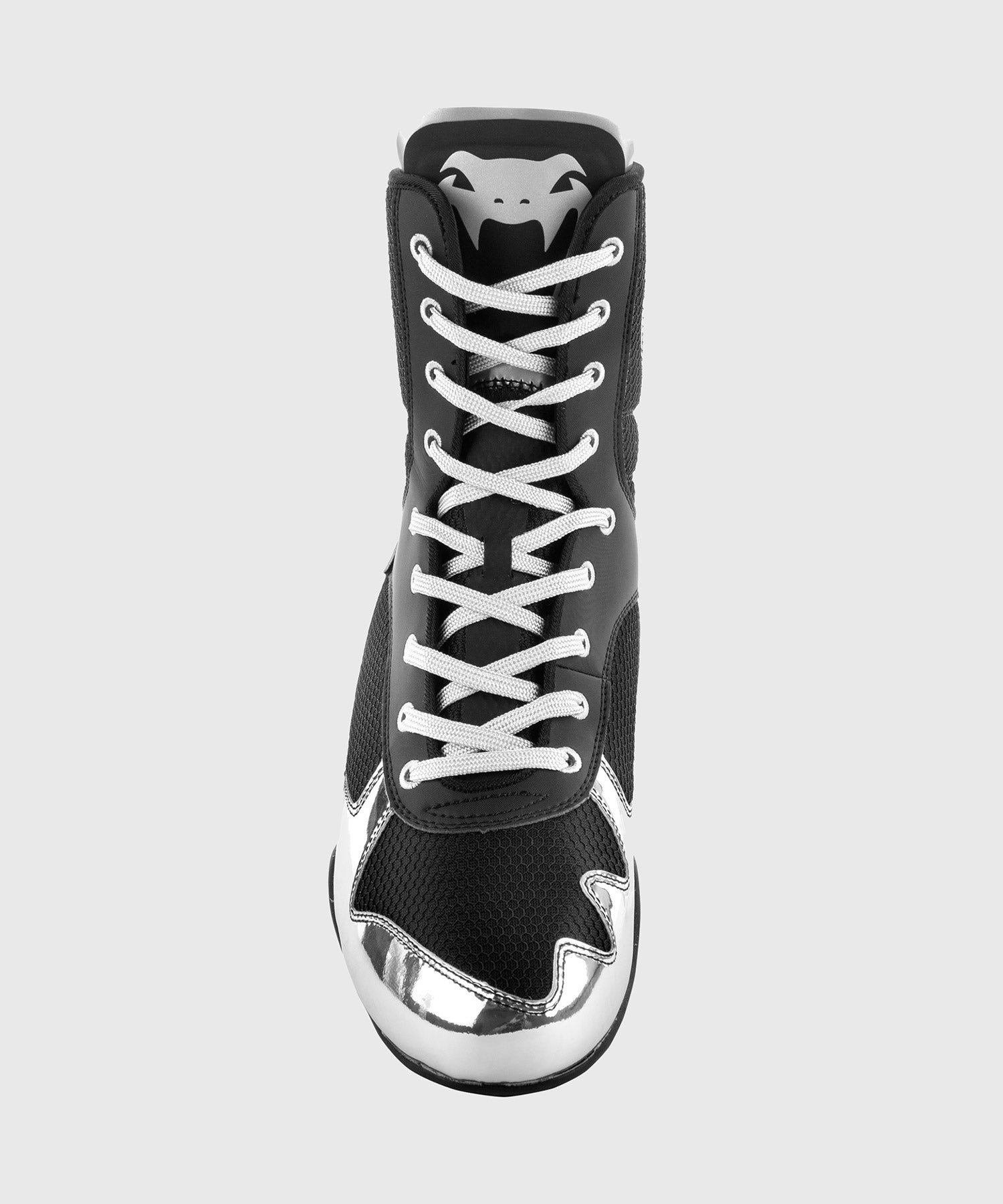Venum Elite Boxing Shoes Black Silver