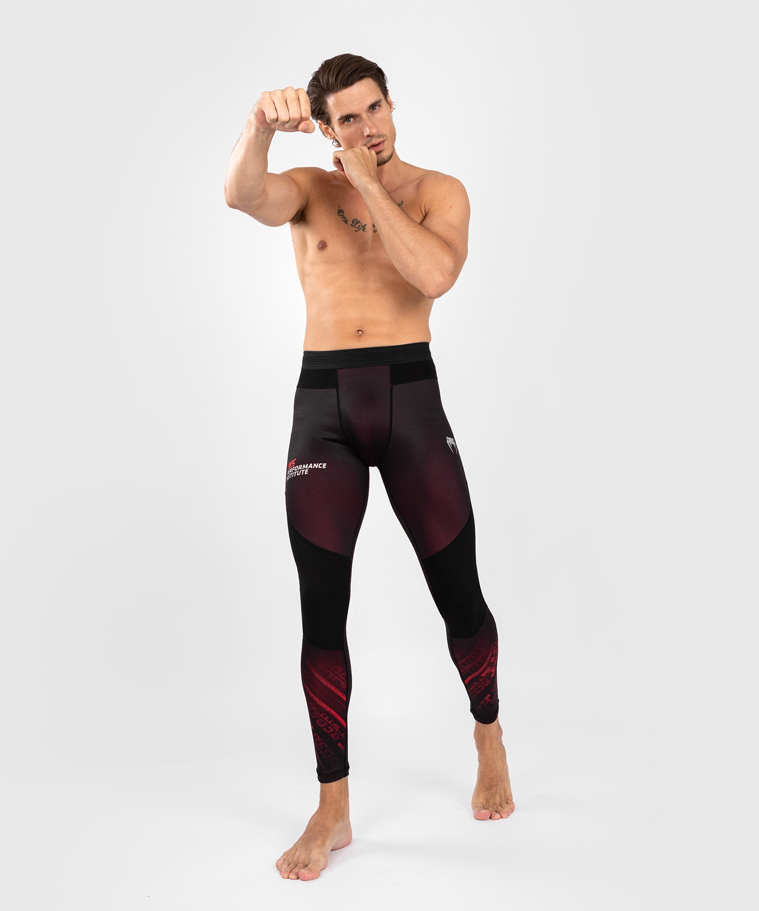 UFC Venum Performance Institute 2.0 Men s Performance Tight Black Red XXL