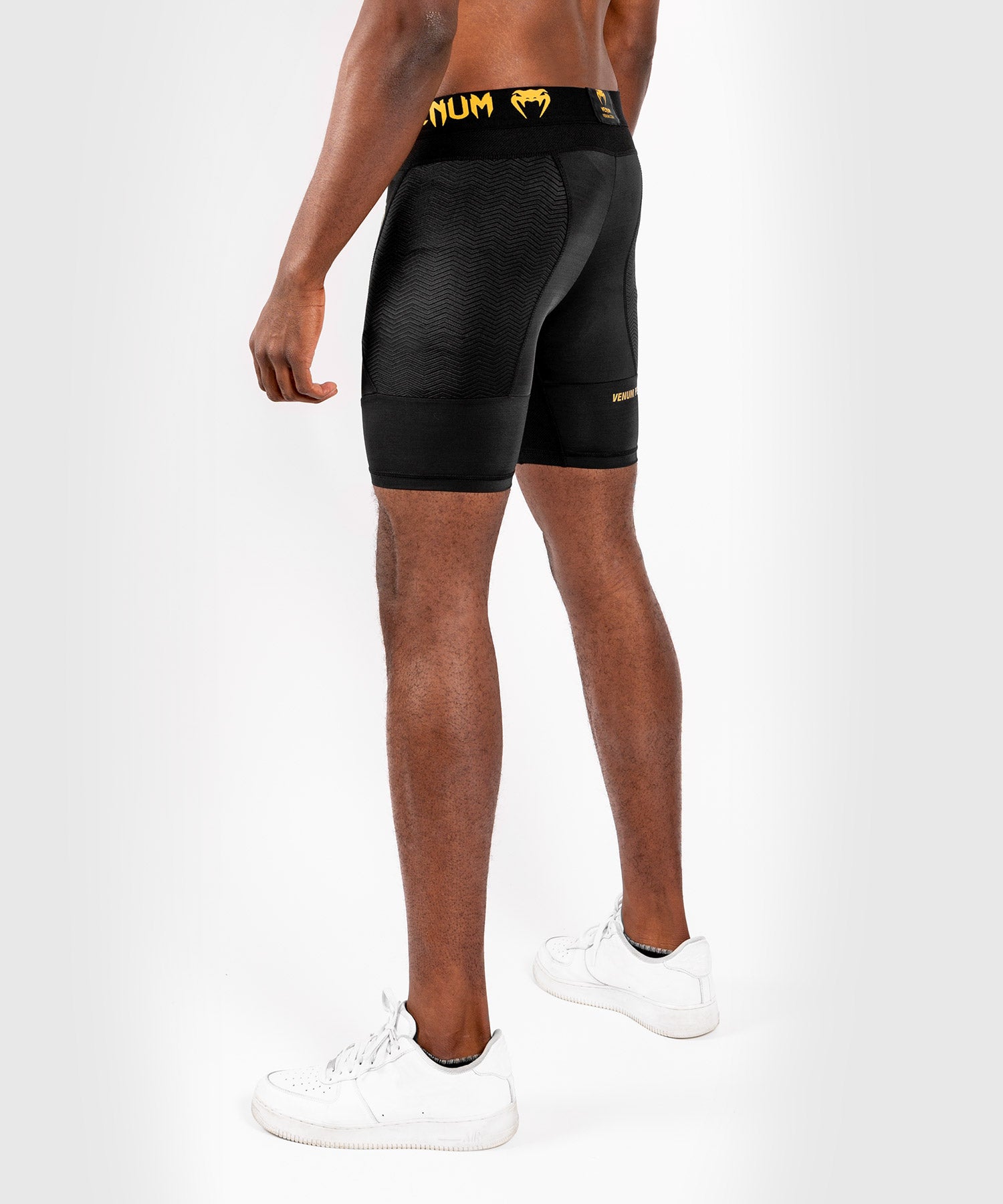 Venum G Fit Compression Shorts Black Gold Venum