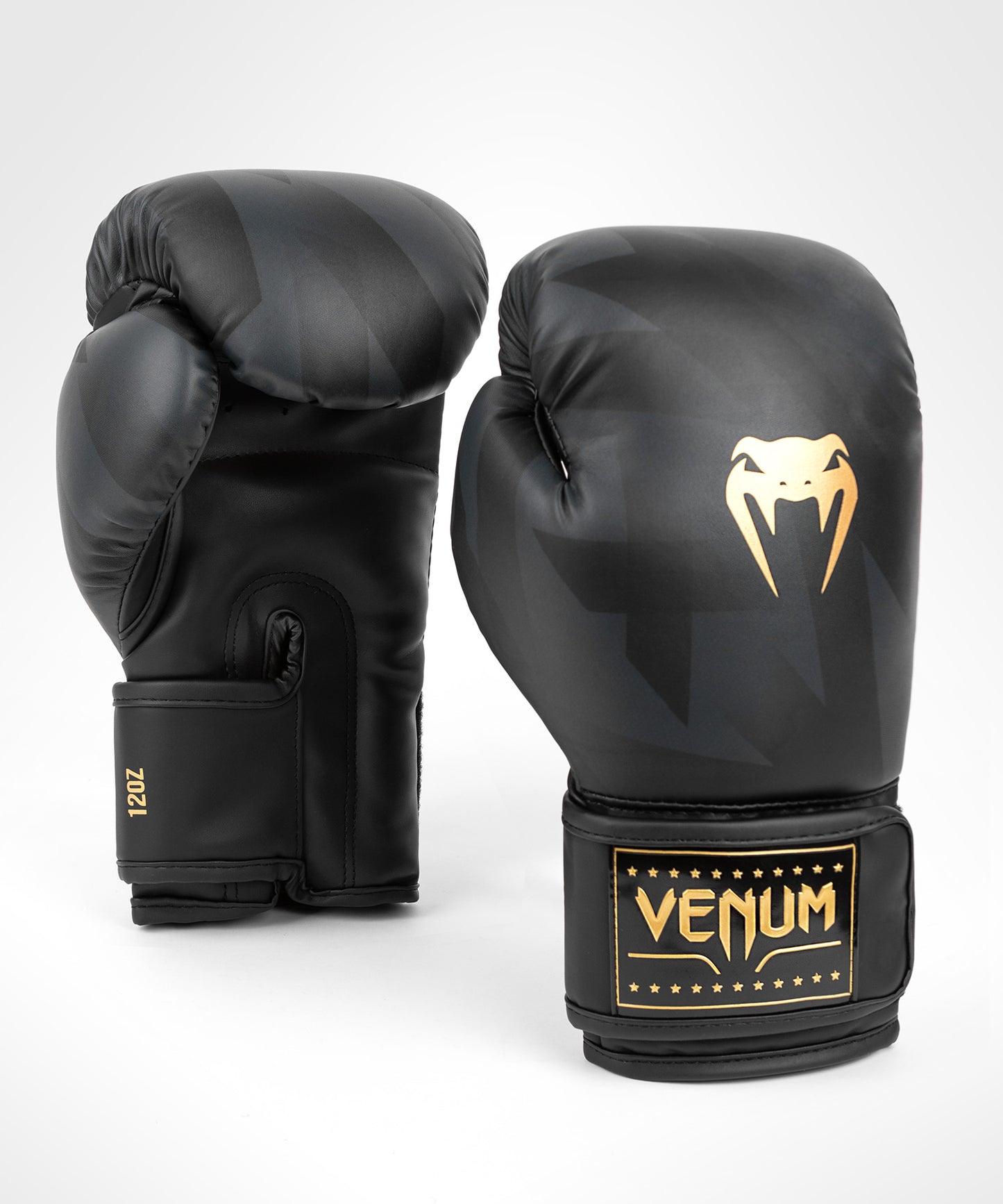 Venum Razor Boxing Gloves - Black/Gold 8 oz