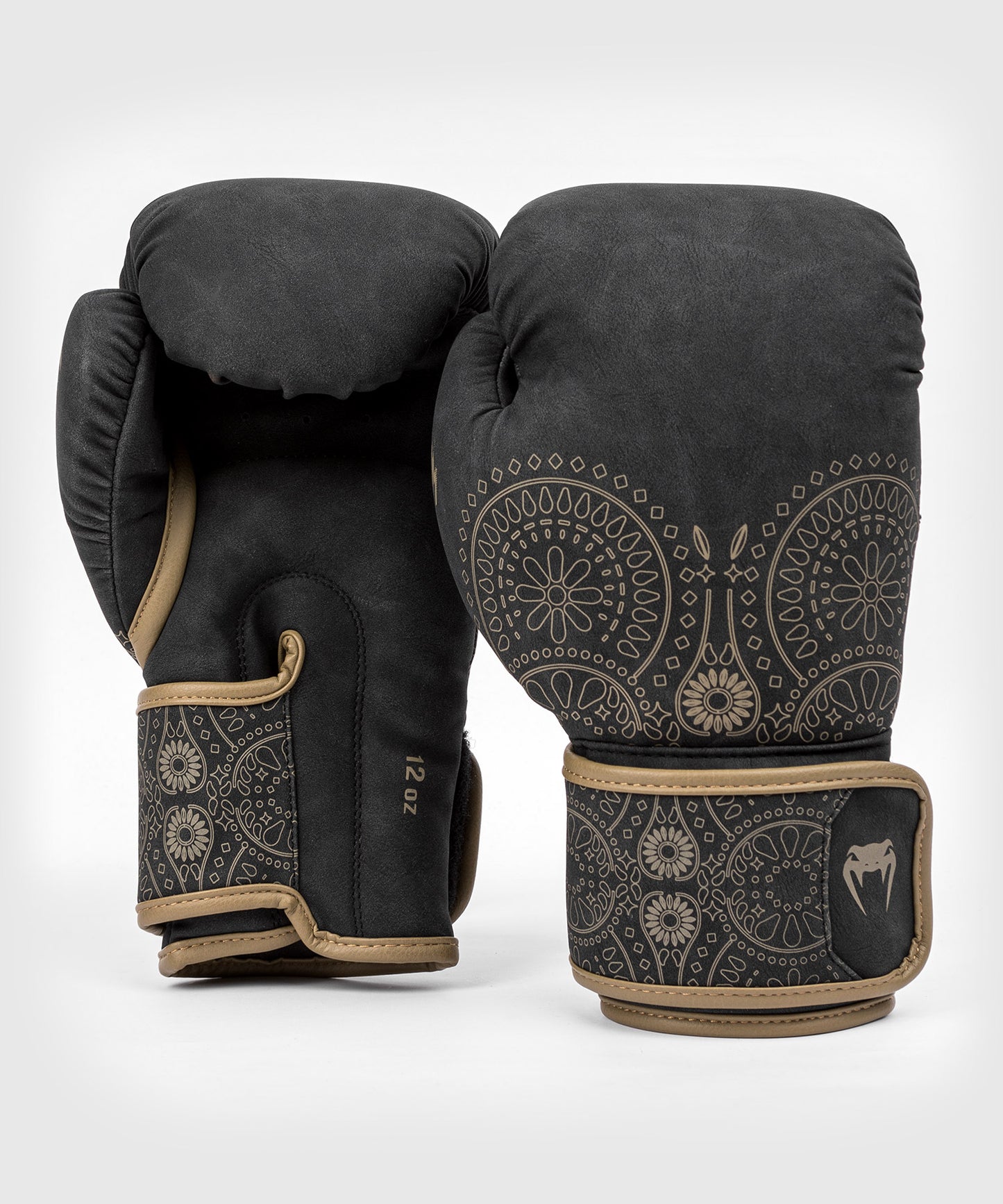 Venum Santa Muerte Dark Side - Boxing Gloves - Black/Brown