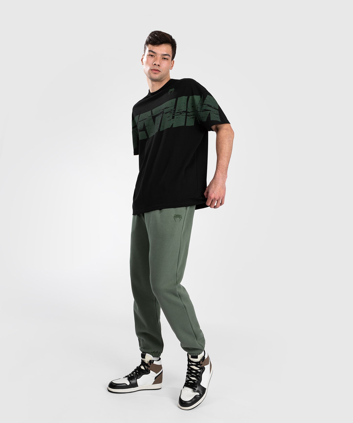 Venum Connect XL T-shirt - Black/Green