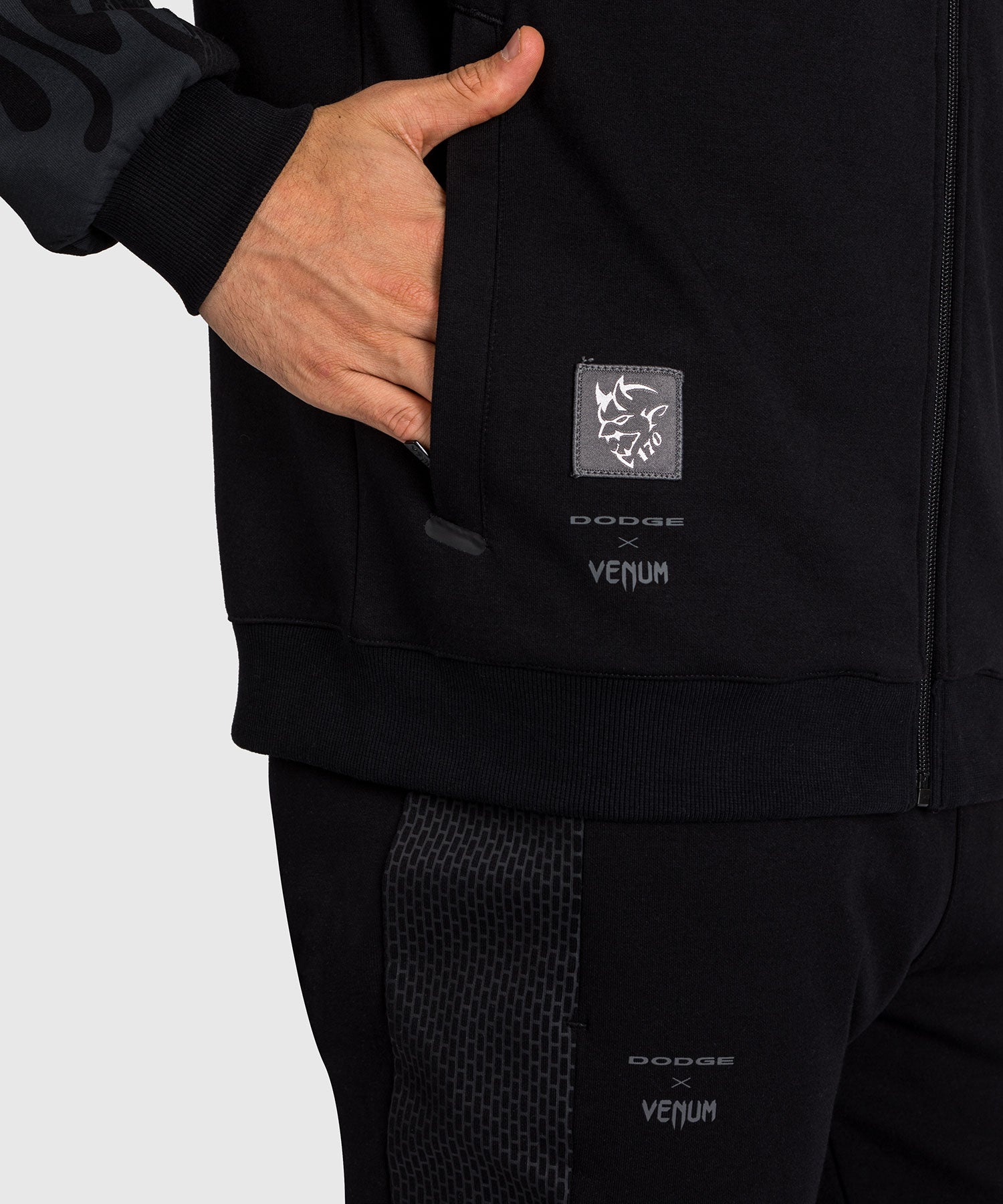Venum x Dodge Demon 170 Men’s Full-Zip Jacket - Black