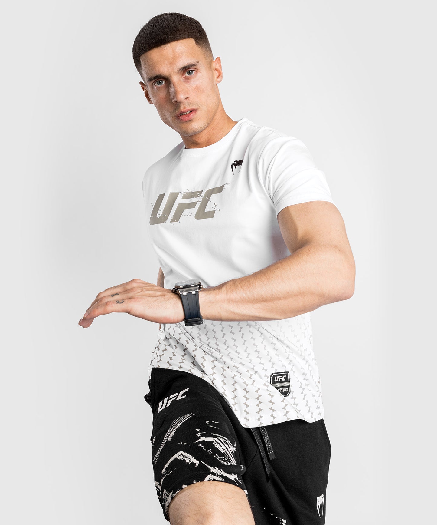 UFC Venum Authentic Fight Week 2.0 Men’s Short Sleeve T-Shirt - White