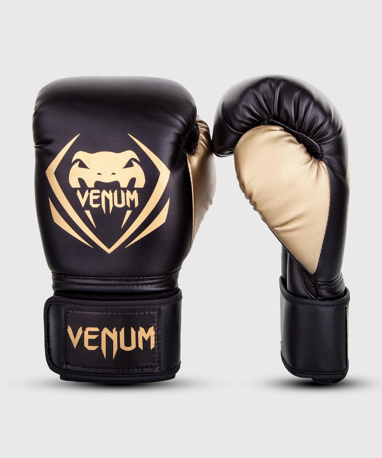 Venum Contender Boxing Gloves - Black/Gold Picture 1