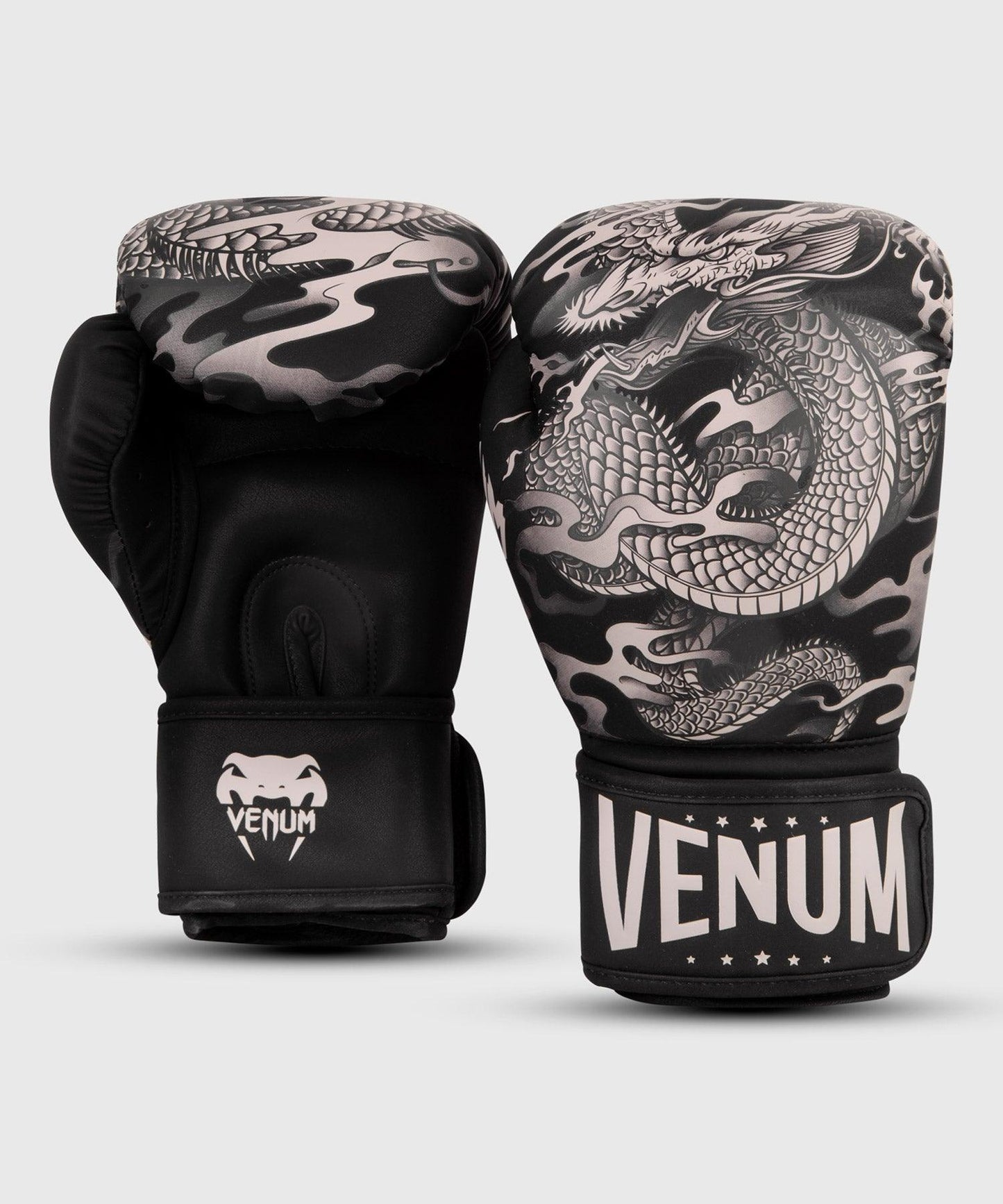 Venum Dragon's Flight Boxing Gloves - Black/Sand Picture 3