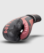 Venum Elite Boxing Gloves - Black/Pink Gold Picture 4