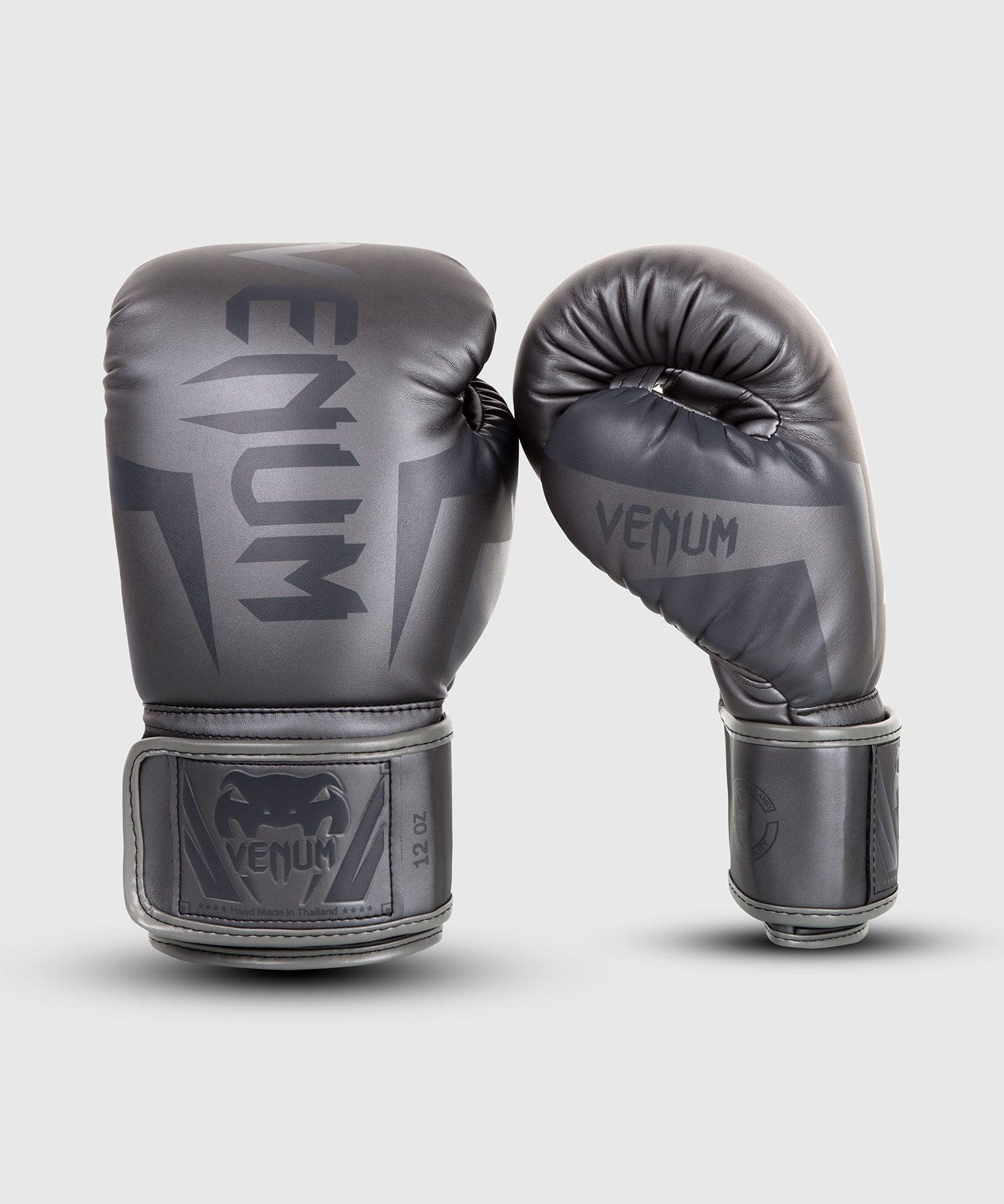Venum Elite Boxing Gloves - Grey/Grey Picture 1