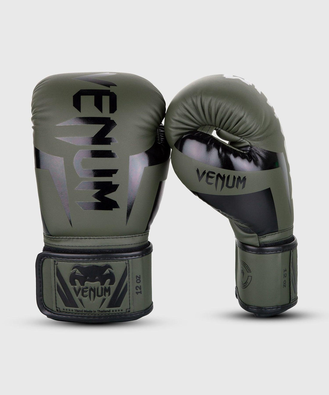 Venum Elite Boxing Gloves - Khaki/Black - Venum