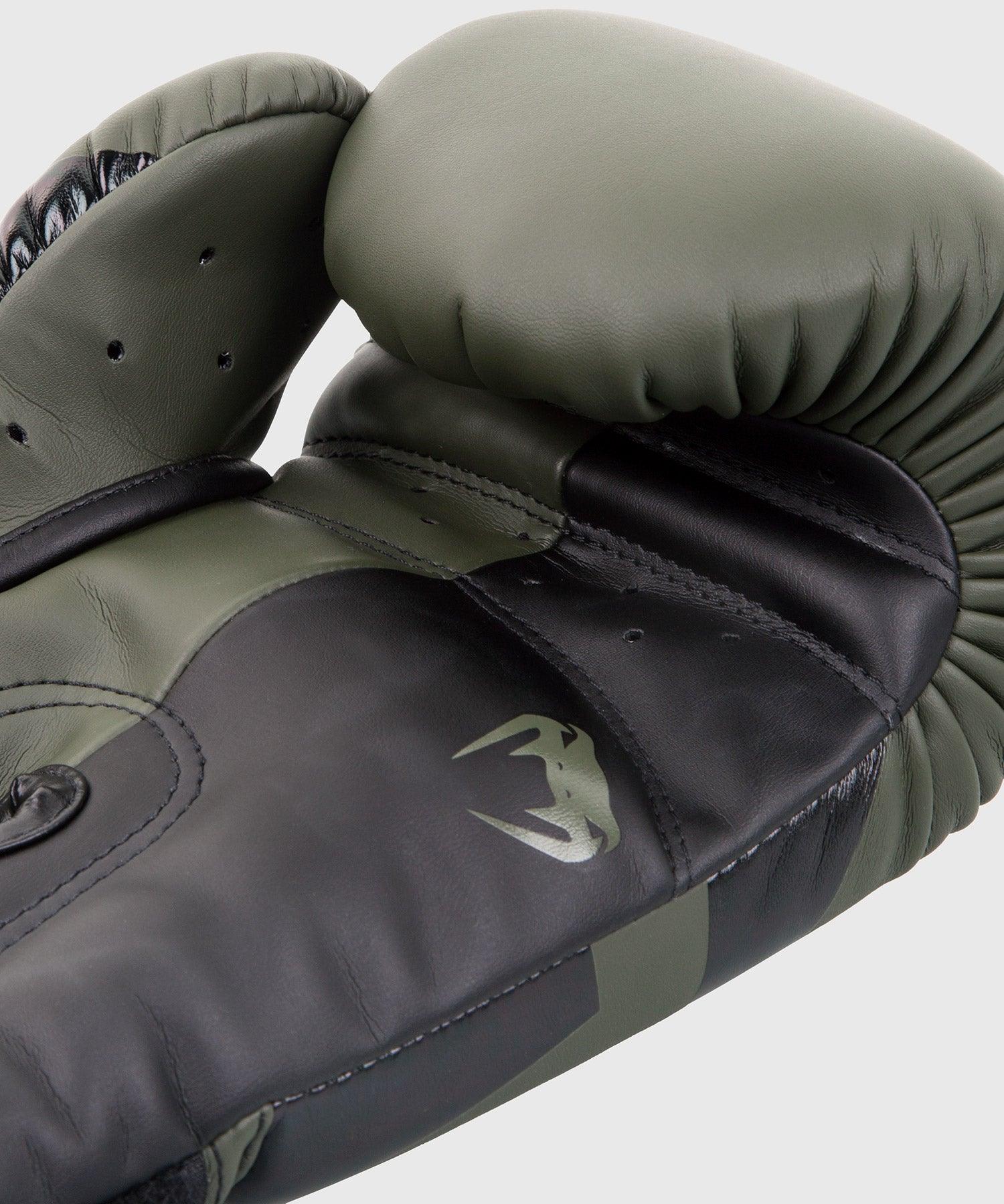 Venum Elite Boxing Gloves - Khaki/Black Picture 4