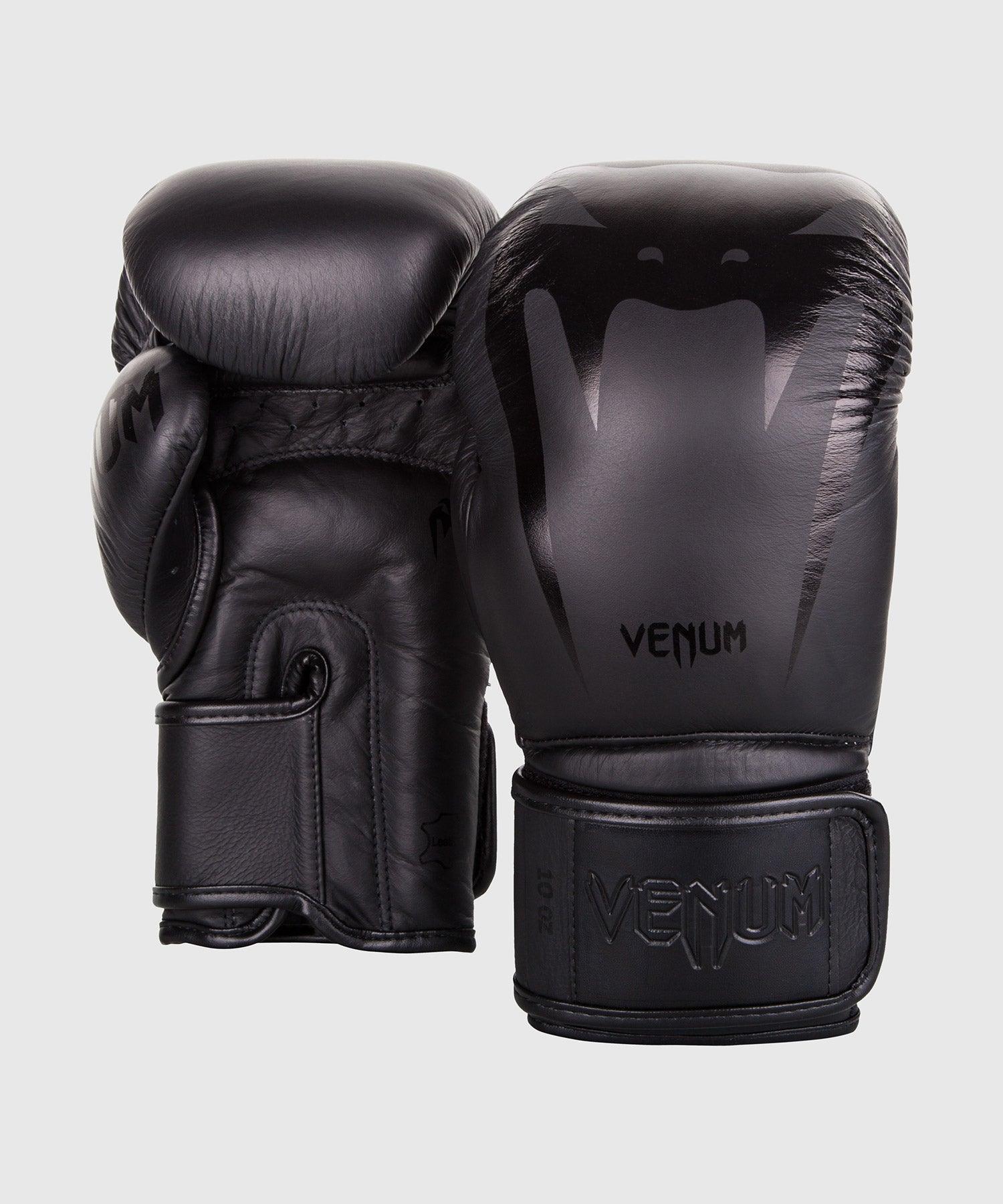 Venum Giant 3.0 Boxing Gloves - Nappa Leather - Black/Black Picture 1