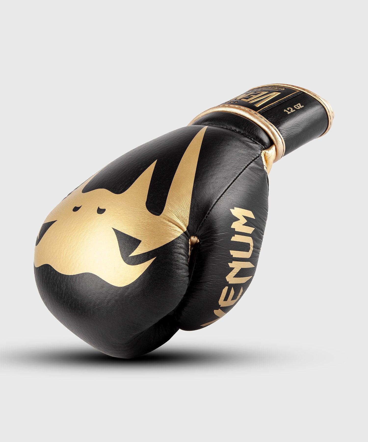 Venum Giant 2.0 Pro Boxing Gloves Velcro - Black/Gold Picture 1