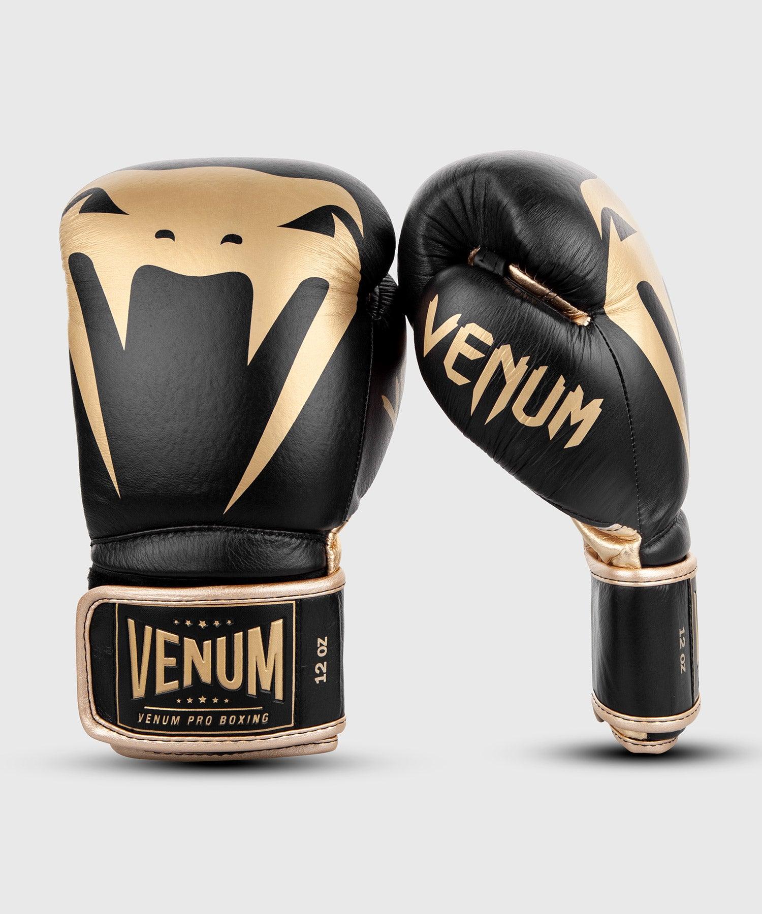 Venum Giant 2.0 Pro Boxing Gloves Velcro - Black/Gold Picture 2