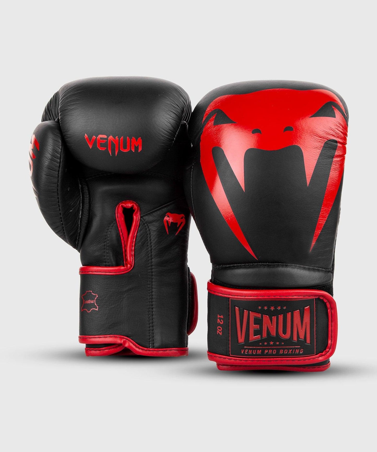 Venum Giant 2.0 Pro Boxing Gloves Velcro - Black/Red Picture 3