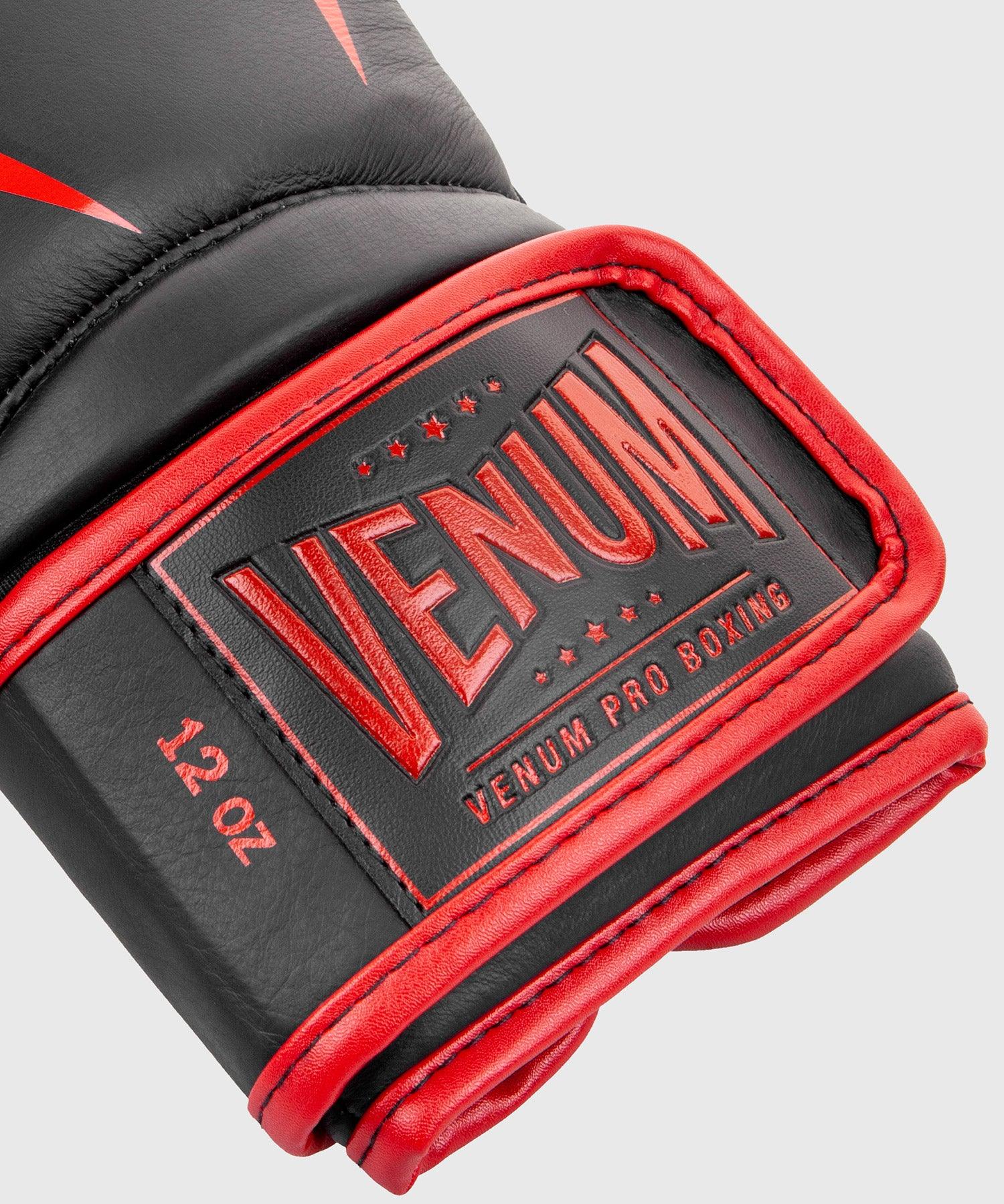 Venum Giant 2.0 Pro Boxing Gloves Velcro - Black/Red - Venum