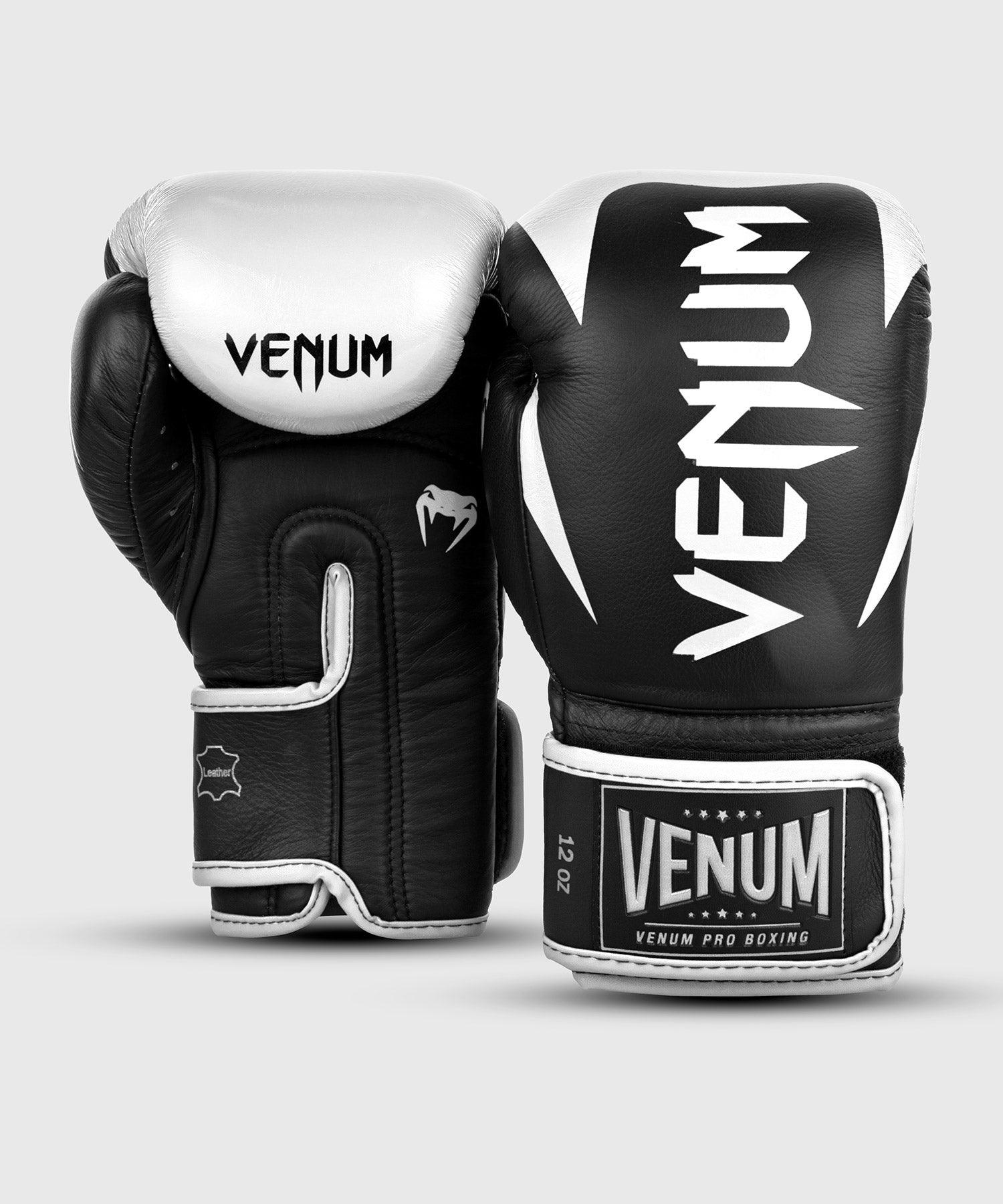 Venum Hammer Pro Boxing Gloves Velcro - Black/White Picture 3