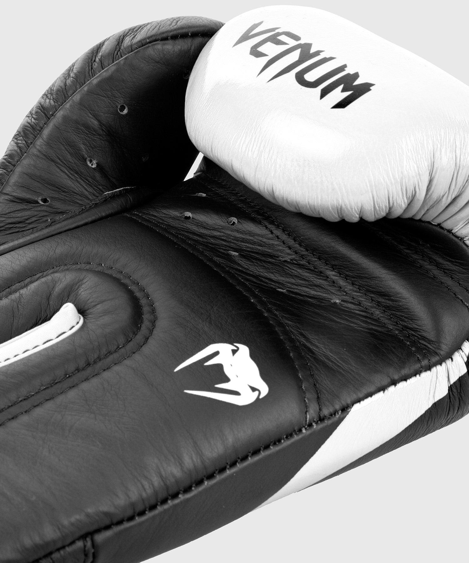 Venum Hammer Pro Boxing Gloves Velcro - Black/White Picture 5