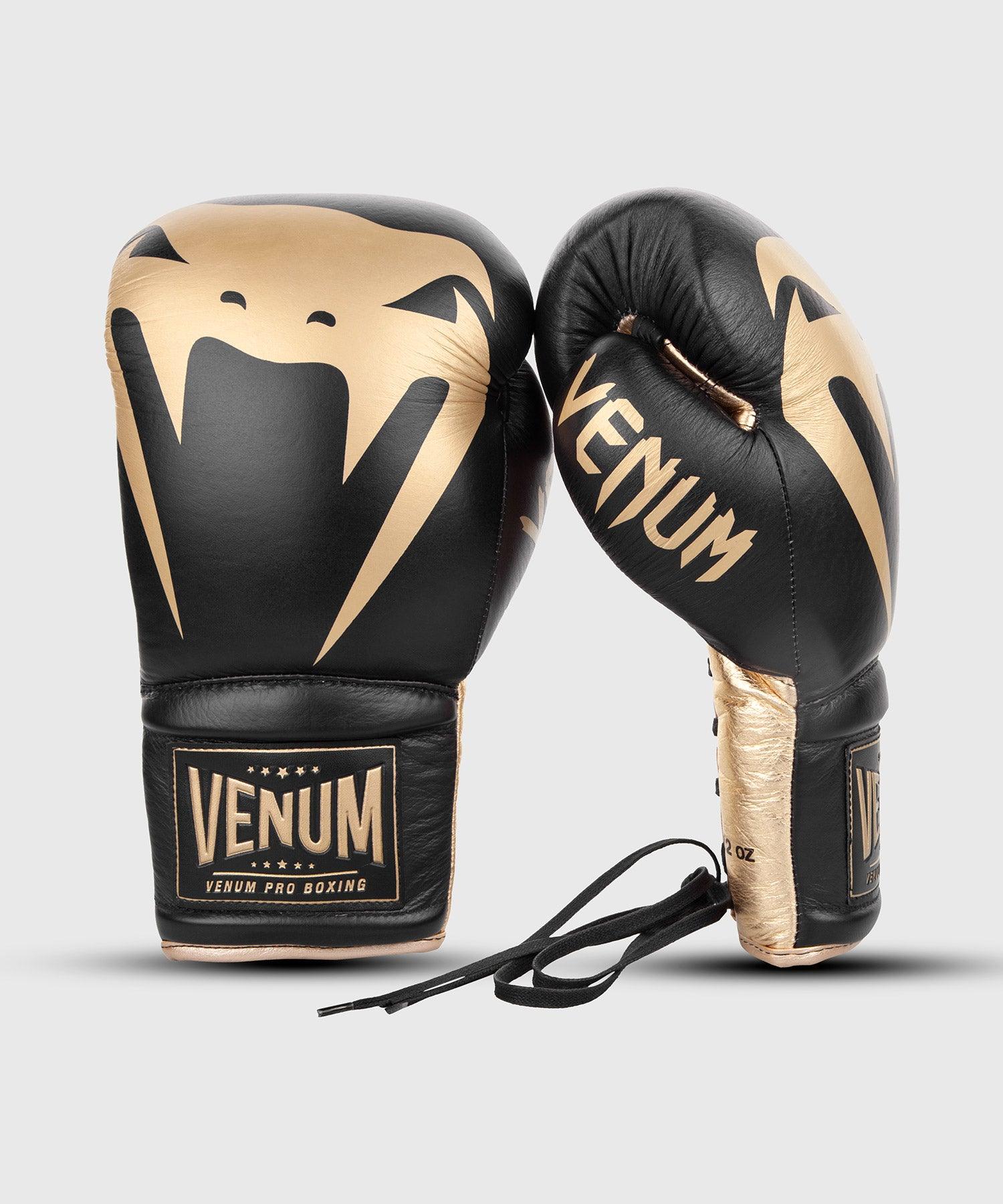 Venum Giant 2.0 Pro Boxing Gloves - With Laces - Black/Gold Picture 2