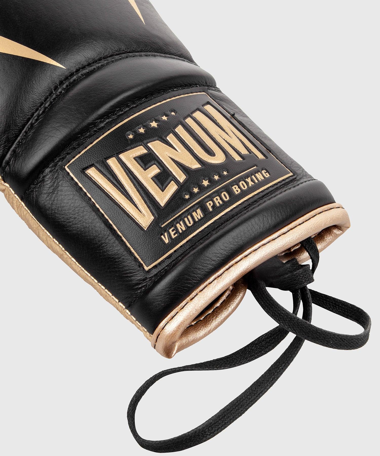 Venum Giant 2.0 Pro Boxing Gloves - With Laces - Black/Gold Picture 8