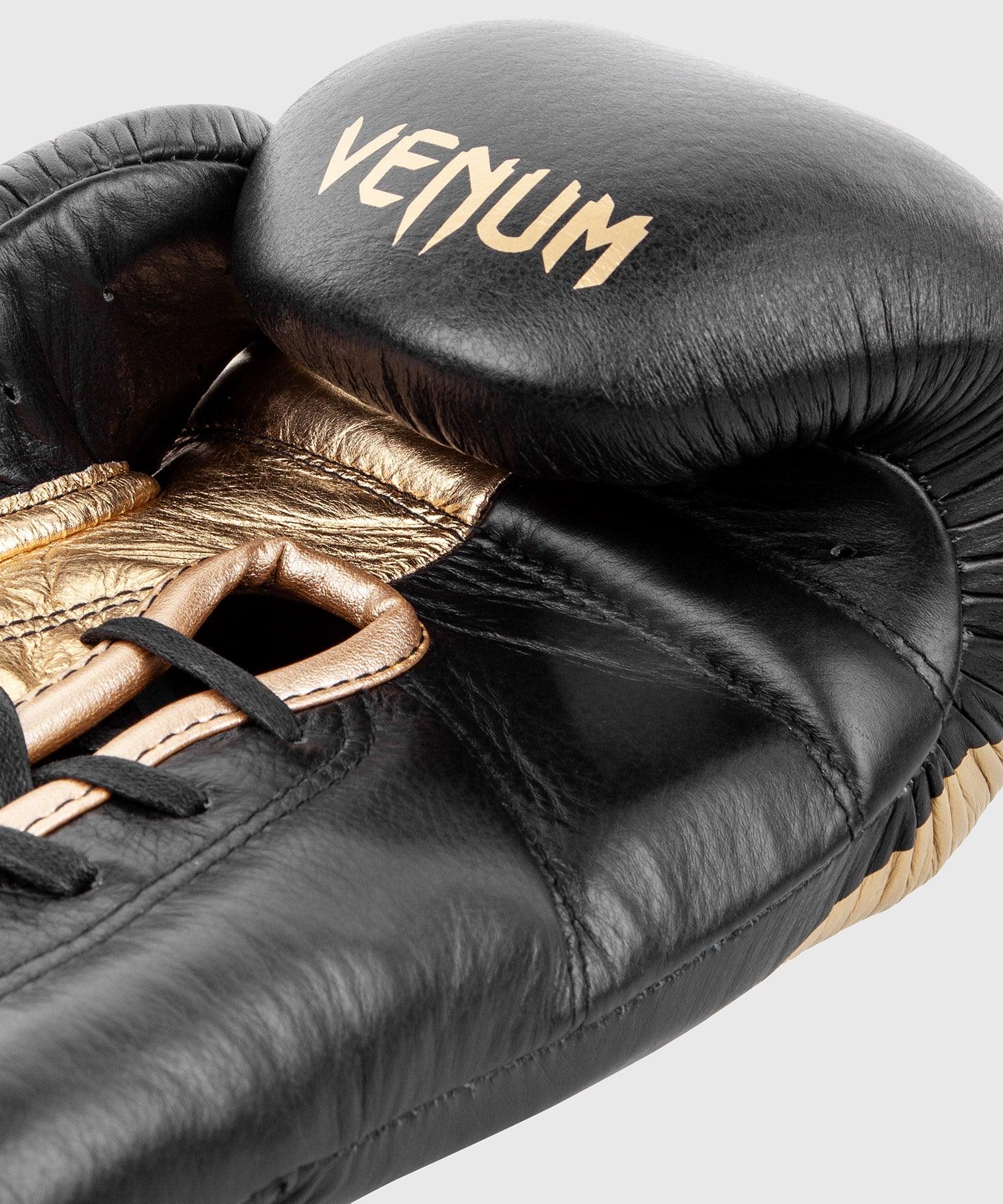 Venum Giant 2.0 Pro Boxing Gloves - With Laces - Black/Gold Picture 7