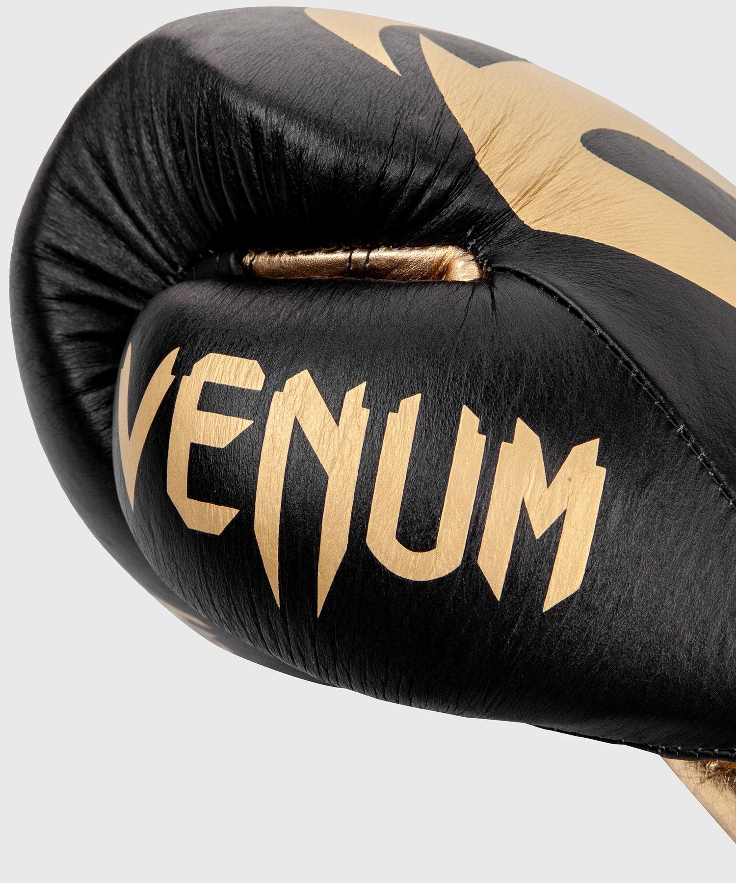 Venum Giant 2.0 Pro Boxing Gloves Velcro - Black/Black-Gold