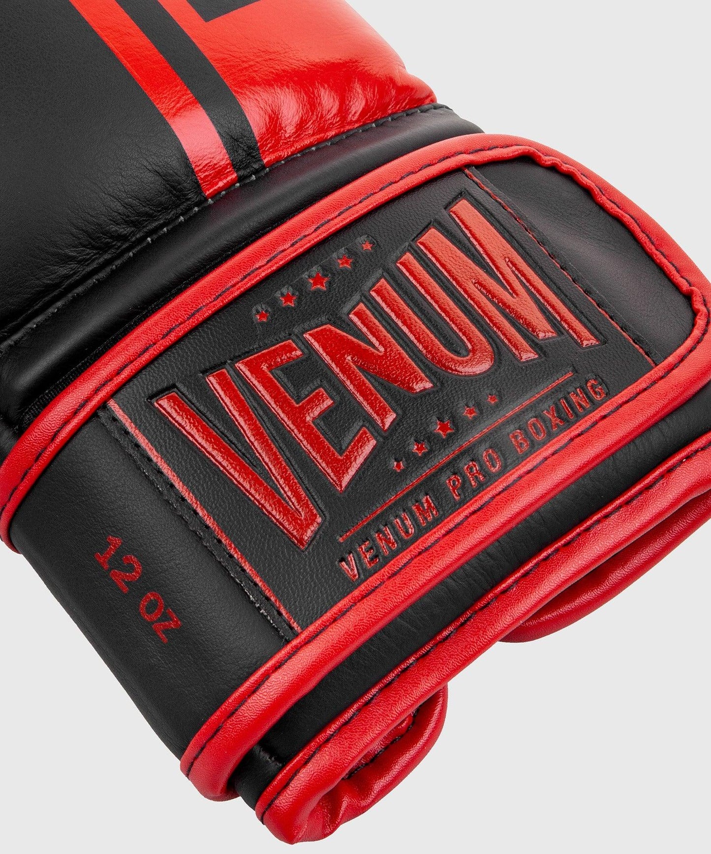 Venum Shield Pro Boxing Gloves Velcro - Black/Red Picture 7