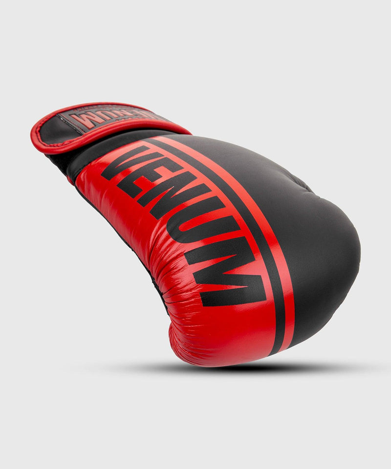 Venum Shield Pro Boxing Gloves Velcro - Black/Red Picture 3
