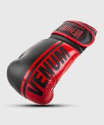 Venum Shield Pro Boxing Gloves Velcro - Black/Red Picture 1