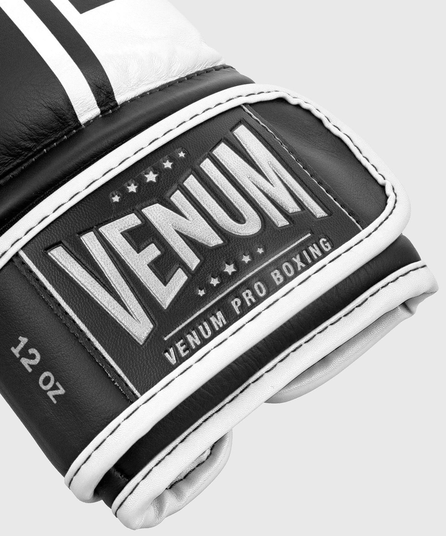 Venum Shield Pro Boxing Gloves Velcro - Black/White Picture 8