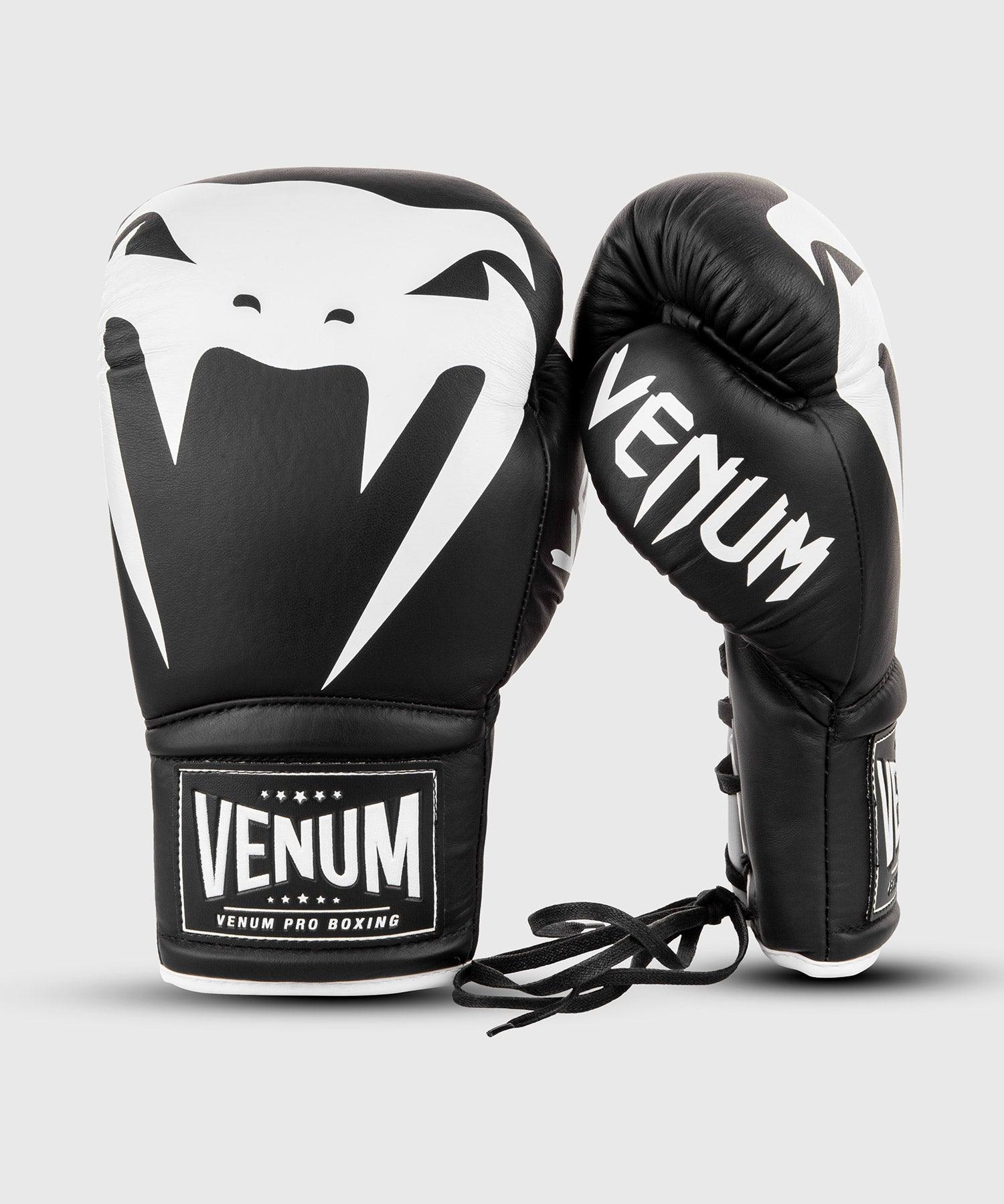 Venum Giant 2.0 Pro Boxing Gloves - With Laces - Black/White Picture 2