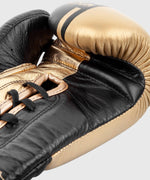 Venum Shield Pro Boxing Gloves - With Laces - Black/Gold Picture 6
