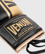 Venum Shield Pro Boxing Gloves - With Laces - Black/Gold Picture 5