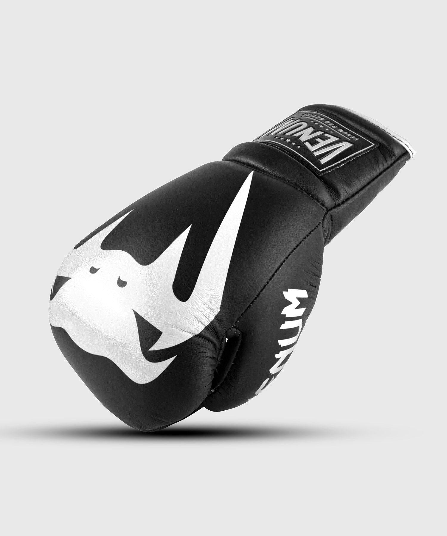 Venum Giant 2.0 Pro Boxing Gloves - With Laces - Black/White Picture 1