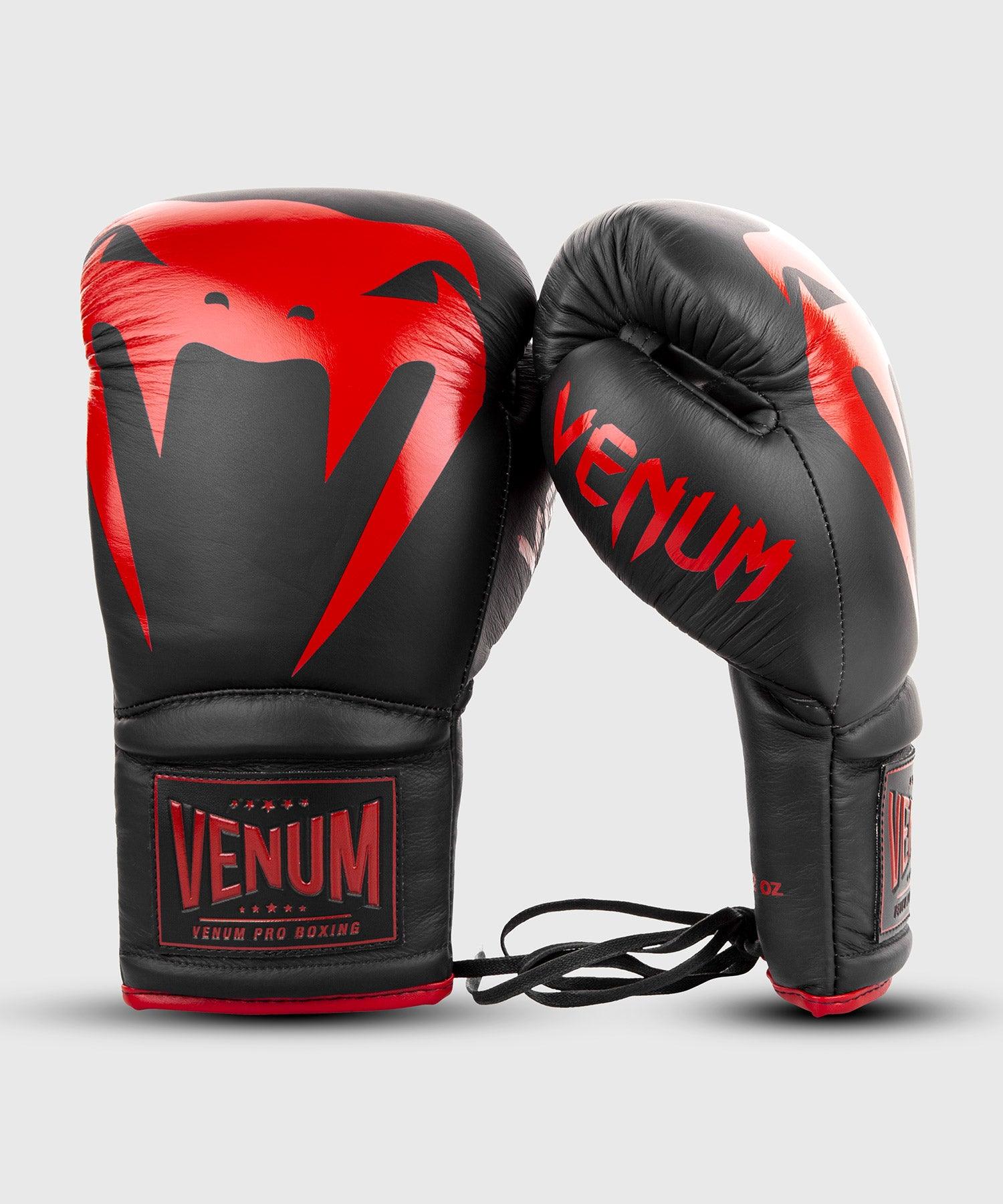 Venum Giant 2.0 Pro Boxing Gloves - With Laces - Black/Red Picture 2