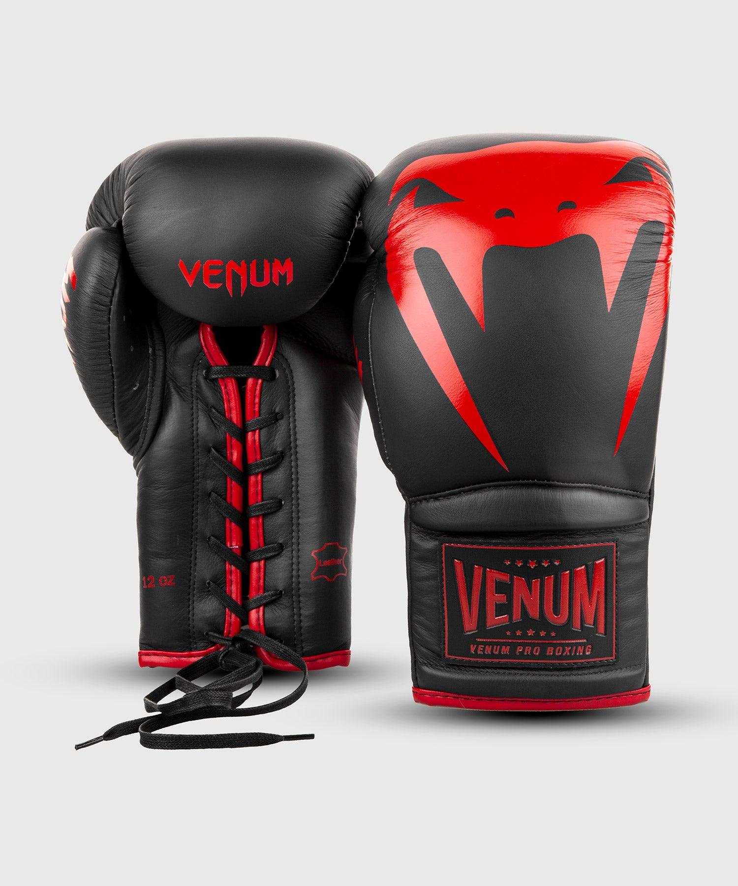 Venum Giant 2.0 Pro Boxing Gloves - With Laces - Black/Red Picture 3