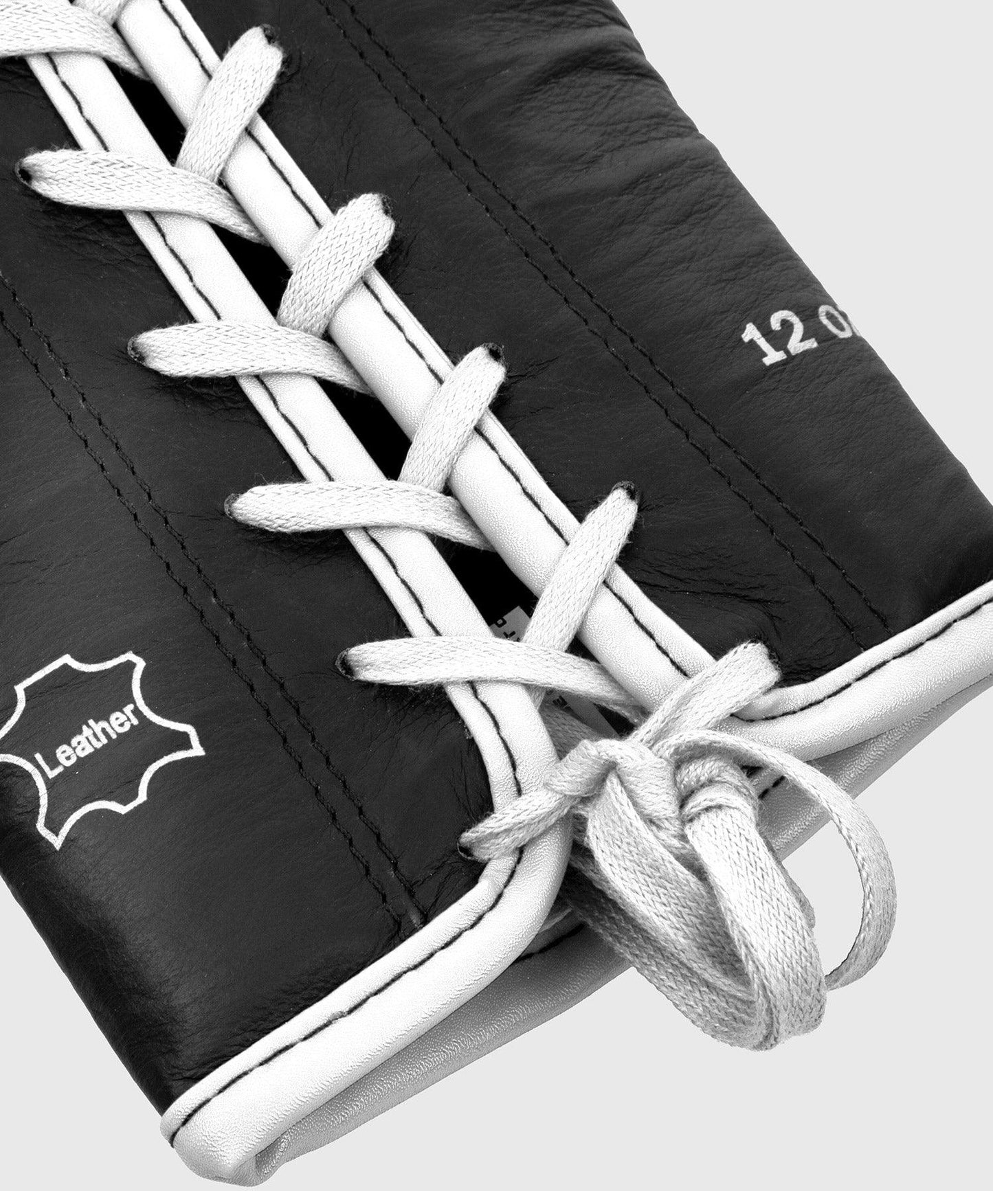 Venum Shield Pro Boxing Gloves - With Laces - Black/White Picture 6