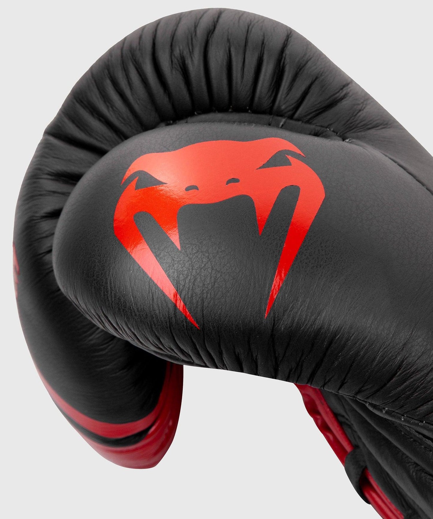 Venum Shield Pro Boxing Gloves - With Laces - Black/Red Picture 4