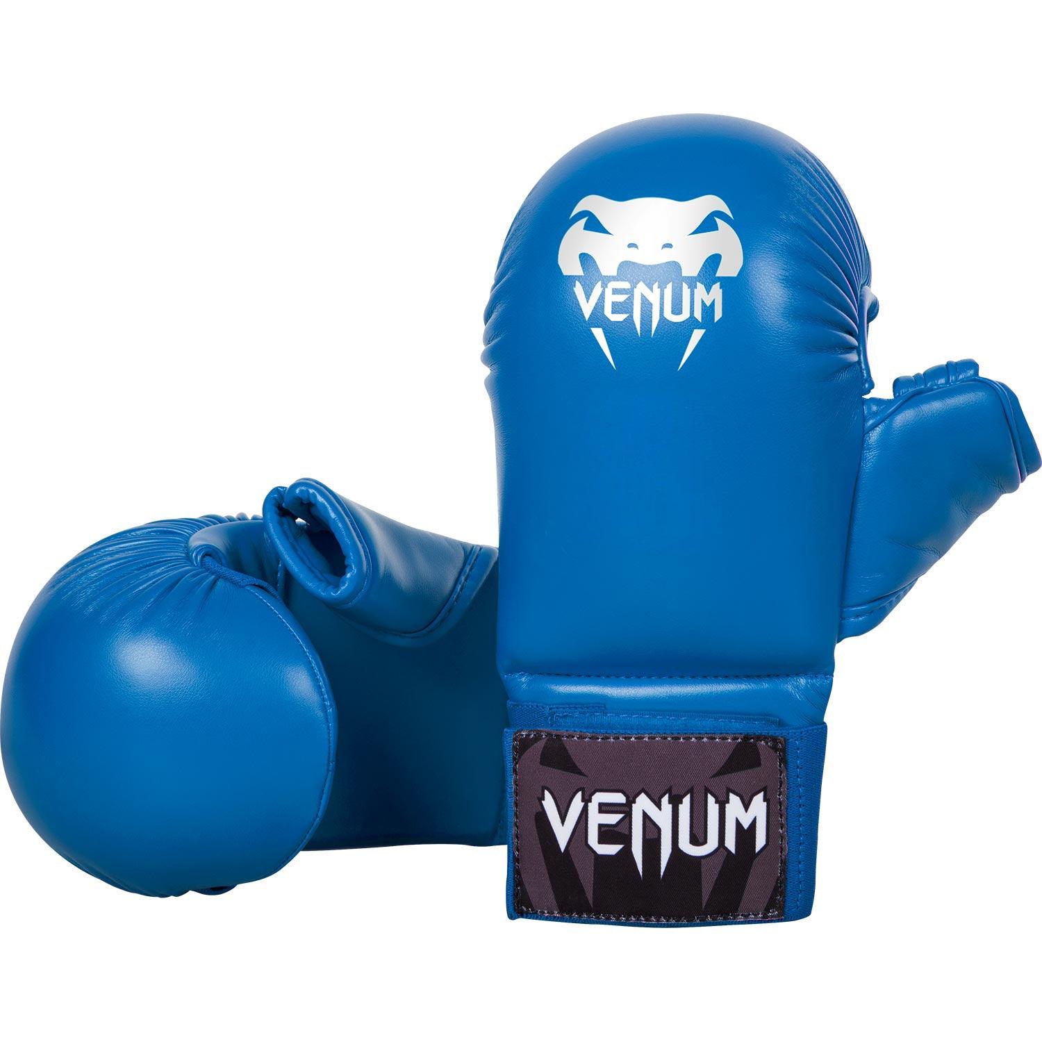 Venum Karate Mitts - With Thumb Protection - Blue Picture 1
