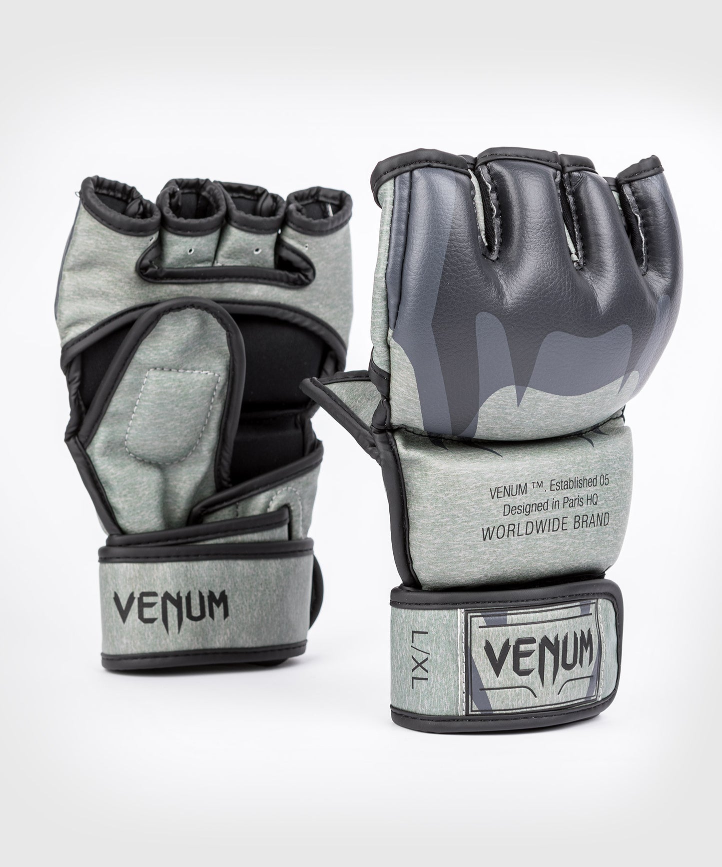 Venum Stone MMA Gloves - Mineral Green
