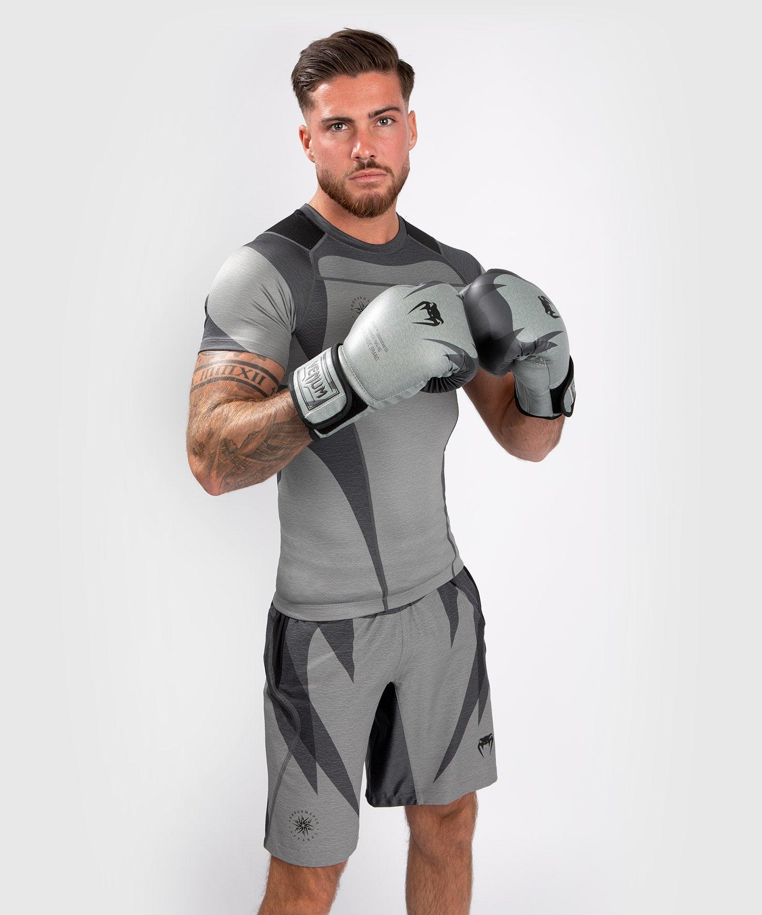 Venum Stone Rashguard - Short Sleeves  - Mineral Green