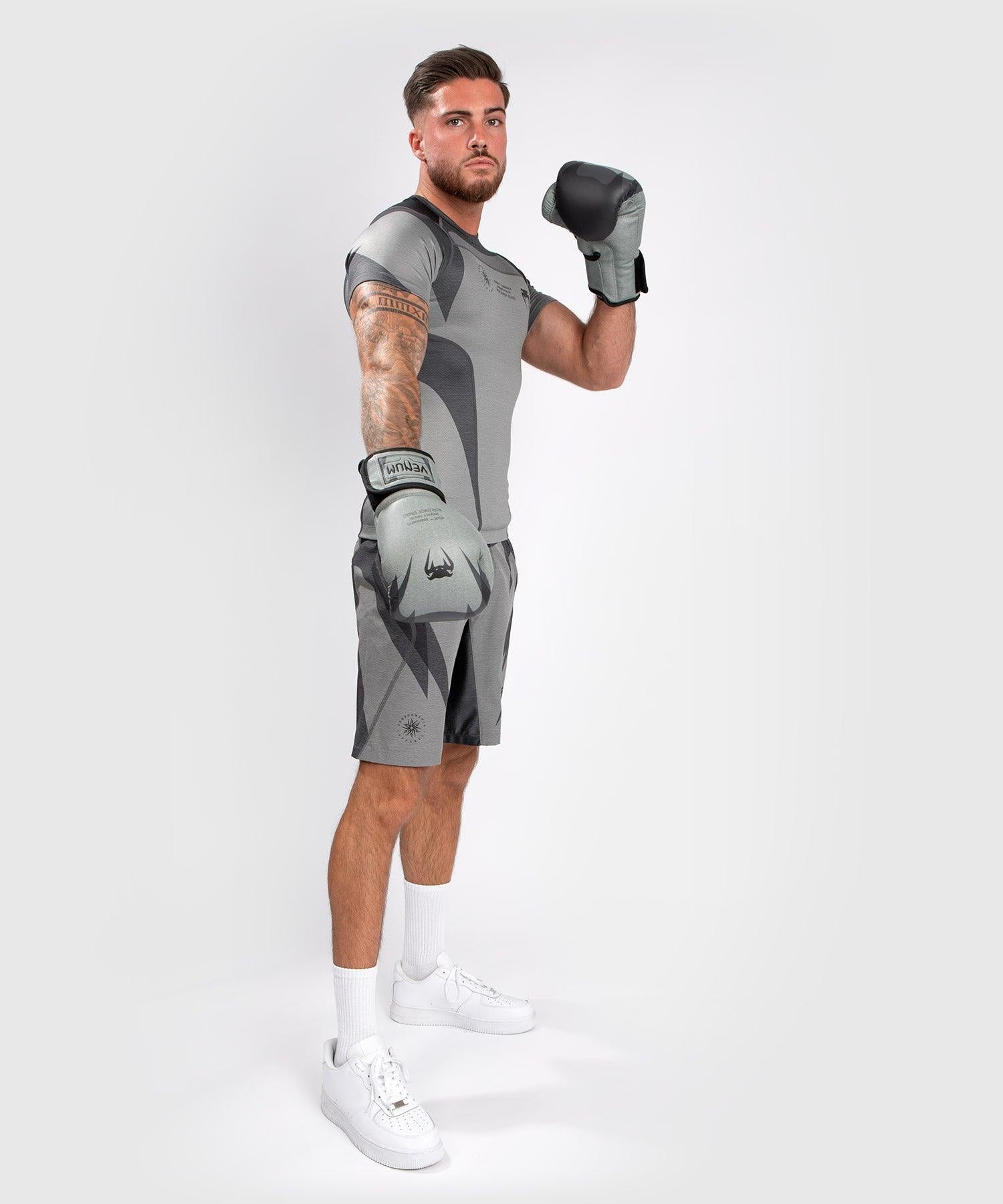 Venum Stone Rashguard - Short Sleeves  - Mineral Green