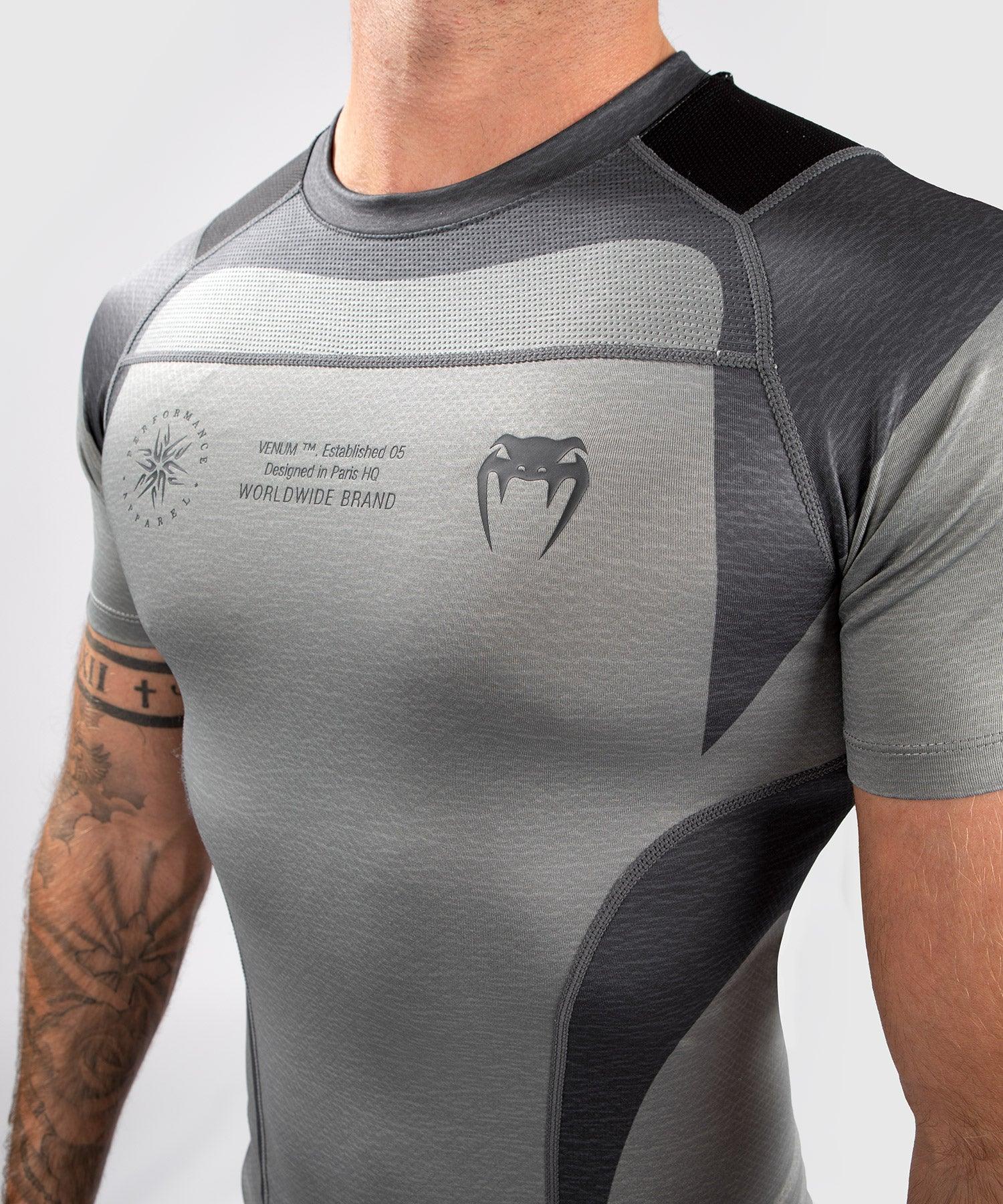 Venum Stone Rashguard - Short Sleeves  - Mineral Green