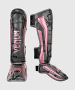Venum Elite Shin Guards - Black/Pink Gold Picture 1