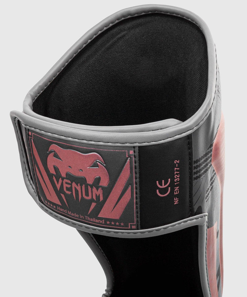 Venum Elite Shin Guards - Black/Pink Gold Picture 4