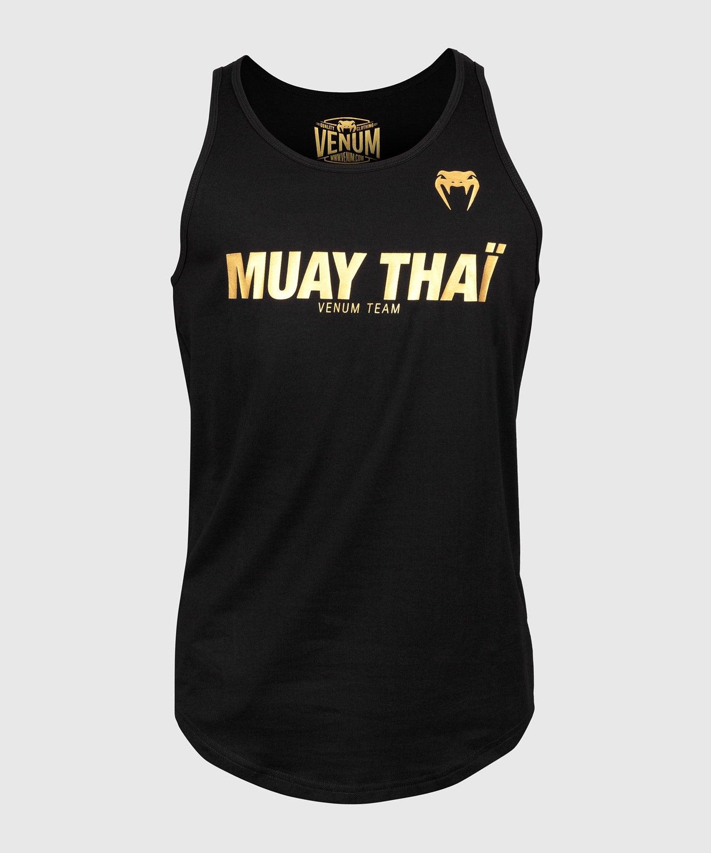 Venum Muay Thai VT Tank Top - Black/Gold Picture 2