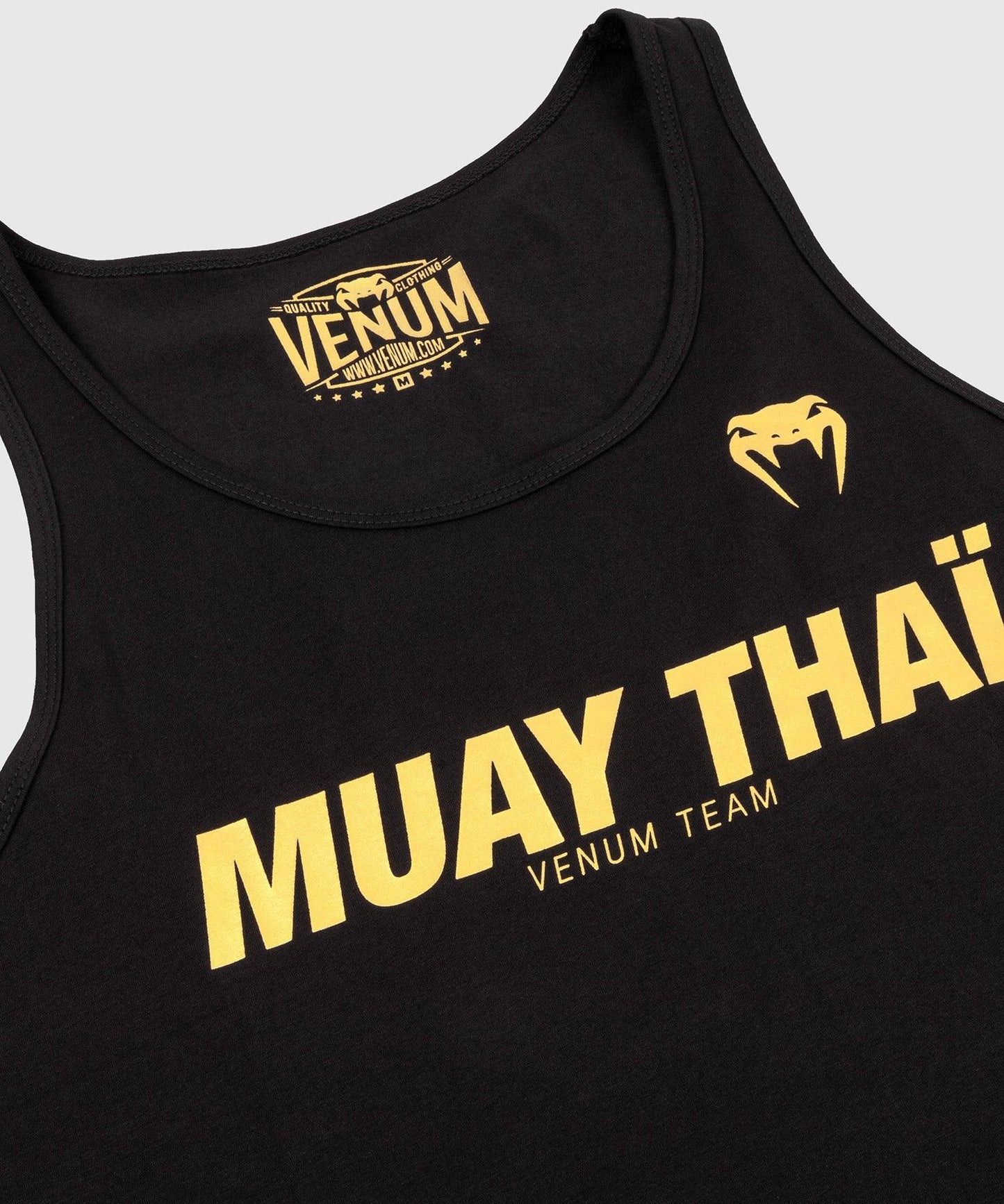 Venum Muay Thai VT Tank Top - Black/Gold Picture 5
